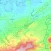 Topografische kaart Lipno, hoogte, reliëf