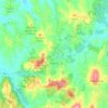 Topografische kaart Freiria, hoogte, reliëf