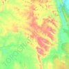 Topografische kaart Pituba, hoogte, reliëf