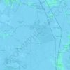 Topografische kaart De Ronde Venen, hoogte, reliëf