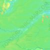 Topografische kaart Morichal, hoogte, reliëf