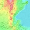 Topografische kaart Padenghe sul Garda, hoogte, reliëf