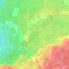 Topografische kaart Кобона, hoogte, reliëf