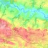 Topografische kaart Larré, hoogte, reliëf