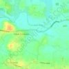 Topografische kaart Great Eccleston, hoogte, reliëf