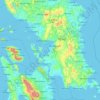 Topografische kaart Samar, hoogte, reliëf