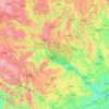 Topografische kaart Bose, hoogte, reliëf