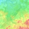 Topografische kaart Königsbrück, hoogte, reliëf