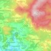 Topografische kaart Grainet, hoogte, reliëf
