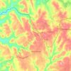 Topografische kaart Sylvan Springs, hoogte, reliëf