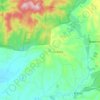 Topografische kaart Jindivick, hoogte, reliëf