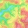 Topografische kaart Ernonheid, hoogte, reliëf