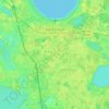 Topografische kaart Saint Cloud, hoogte, reliëf