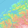 Topografische kaart Molde, hoogte, reliëf