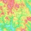 Topografische kaart Wegscheid, hoogte, reliëf