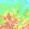 Topografische kaart El Maine, hoogte, reliëf
