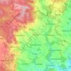 Topografische kaart Gemeinde Kautzen, hoogte, reliëf