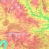 Topografische kaart Hemau, hoogte, reliëf