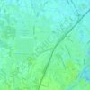 Topografische kaart Birkenau, hoogte, reliëf