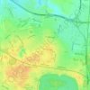 Topografische kaart Wendouree, hoogte, reliëf