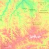 Topografische kaart Tuntum, hoogte, reliëf