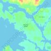 Topografische kaart Barnard Island, hoogte, reliëf
