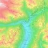Topografische kaart Strembo, hoogte, reliëf