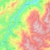 Topografische kaart Tasco, hoogte, reliëf