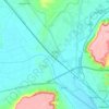 Topografische kaart Grijota, hoogte, reliëf