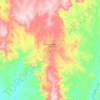 Topografische kaart Colorado do Oeste, hoogte, reliëf