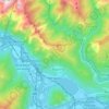 Topografische kaart Mergozzo, hoogte, reliëf