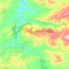Topografische kaart Ain Soltane, hoogte, reliëf