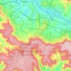 Topografische kaart 51500, hoogte, reliëf
