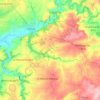 Topografische kaart Gavray-sur-Sienne, hoogte, reliëf