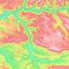 Topografische kaart 12320, hoogte, reliëf