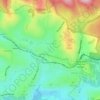 Topografische kaart Tecoma, hoogte, reliëf