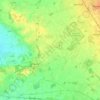 Topografische kaart Ostenland, hoogte, reliëf