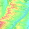 Topografische kaart Lalanne-Arqué, hoogte, reliëf