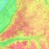 Topografische kaart 41379, hoogte, reliëf