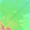 Topografische kaart Acre, hoogte, reliëf