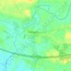 Topografische kaart Kilbeggan, hoogte, reliëf