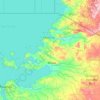 Topografische kaart Mara, hoogte, reliëf