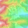 Topografische kaart Острец, hoogte, reliëf
