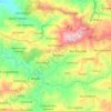 Topografische kaart Bousselam, hoogte, reliëf
