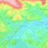 Topografische kaart Chew Magna, hoogte, reliëf