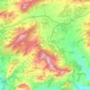 Topografische kaart Castalla, hoogte, reliëf