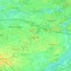 Topografische kaart Ranst, hoogte, reliëf