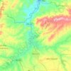 Topografische kaart Remchi, hoogte, reliëf