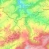 Topografische kaart Trogen, hoogte, reliëf