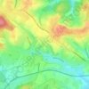 Topografische kaart Sprinkange, hoogte, reliëf